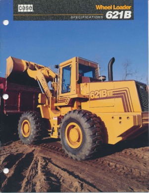 Gumikerekes homlokrakodók Case 621 B