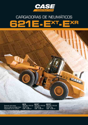 Gumikerekes homlokrakodók Case 621 E XT