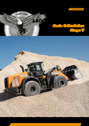 Gumikerekes homlokrakodók Case 521 G 