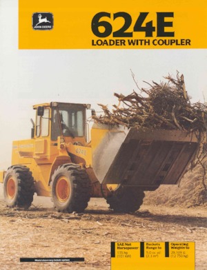 Gumikerekes homlokrakodók John Deere Construction 624 E