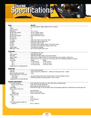 Gumikerekes homlokrakodók John Deere Construction 624 J WH