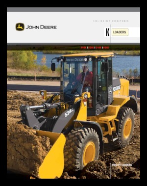 Gumikerekes homlokrakodók John Deere Construction 544 K
