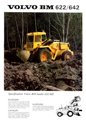 Gumikerekes homlokrakodók Volvo 642