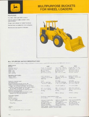 Gumikerekes homlokrakodók John Deere Construction 544 D
