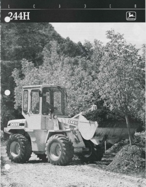 Gumikerekes homlokrakodók John Deere Construction 244 E