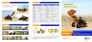 Gumikerekes homlokrakodók SEM 658D