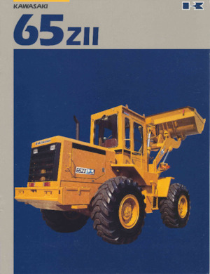 Gumikerekes homlokrakodók Kawasaki 65Z II