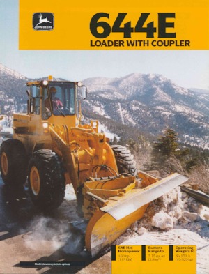 Gumikerekes homlokrakodók John Deere Construction 664 E TC