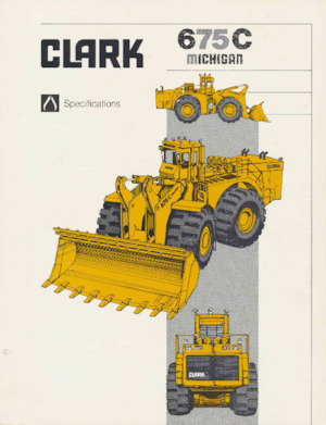 Gumikerekes homlokrakodók Clark Michigan 675C