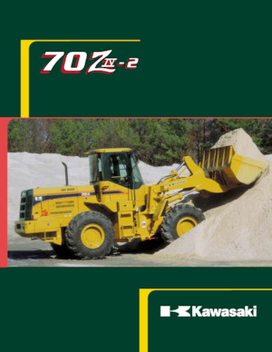 Gumikerekes homlokrakodók Kawasaki 70Z IV-2