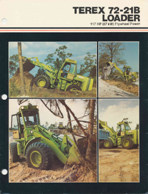 Gumikerekes homlokrakodók Terex 72-21 B
