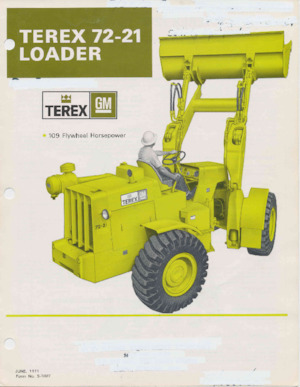 Gumikerekes homlokrakodók Terex 72-21
