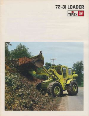 Gumikerekes homlokrakodók Terex 72-31