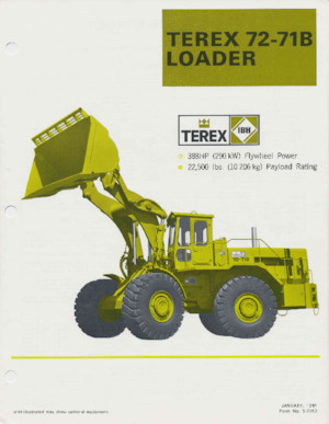 Gumikerekes homlokrakodók Terex 72-71 B