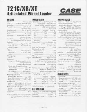 Gumikerekes homlokrakodók Case 721 CXT