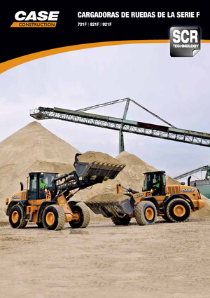 Gumikerekes homlokrakodók Case 921 F ZB