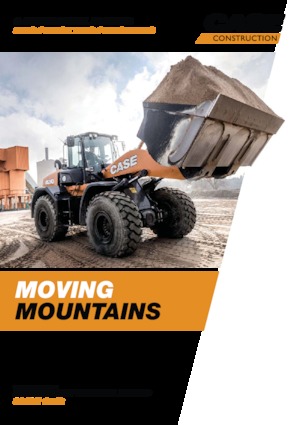 Gumikerekes homlokrakodók Case 521G