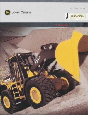 Gumikerekes homlokrakodók John Deere Construction 744 J
