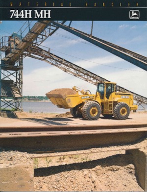 Gumikerekes homlokrakodók John Deere Construction 744 H MH