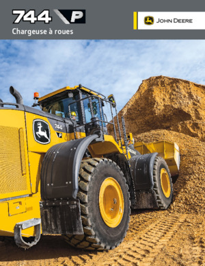 Gumikerekes homlokrakodók John Deere Construction 744 P