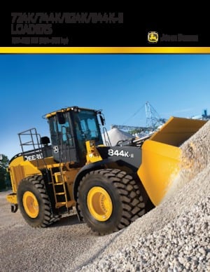 Gumikerekes homlokrakodók John Deere Construction 824K-II