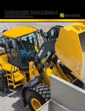 Gumikerekes homlokrakodók John Deere Construction 824K-II