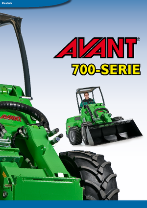 Gumikerekes homlokrakodók Avant Tecno Avant 750