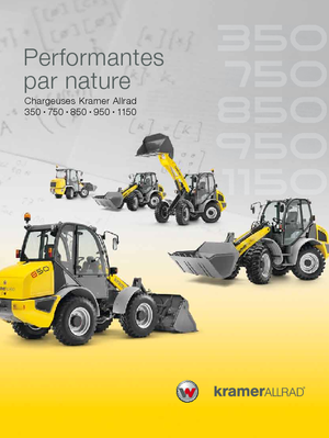 Gumikerekes homlokrakodók Kramer 750