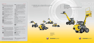 Gumikerekes homlokrakodók Kramer 750 T