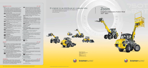 Gumikerekes homlokrakodók Kramer 750 T