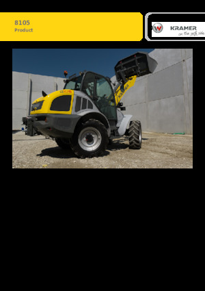 Gumikerekes homlokrakodók Kramer 8105