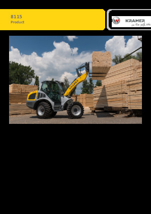 Gumikerekes homlokrakodók Kramer 8115