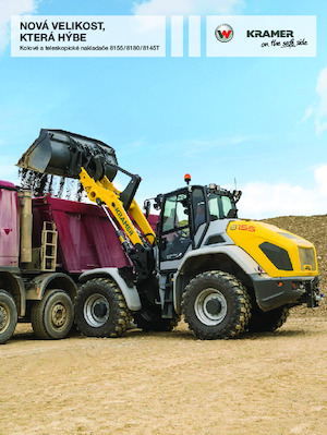 Gumikerekes homlokrakodók Kramer 8145T