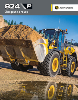 Gumikerekes homlokrakodók John Deere Construction 824 P