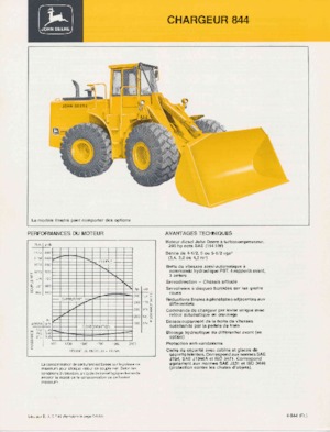 Gumikerekes homlokrakodók John Deere Construction 844