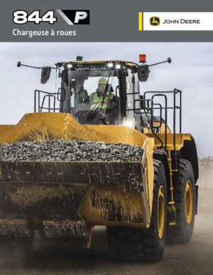 Gumikerekes homlokrakodók John Deere Construction 844 P