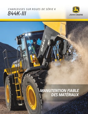 Gumikerekes homlokrakodók John Deere Construction 844K-III