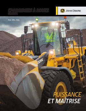 Gumikerekes homlokrakodók John Deere Construction 844L