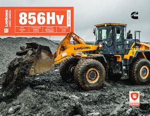 Gumikerekes homlokrakodók Liugong 856HV