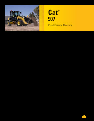 Gumikerekes homlokrakodók Caterpillar 907