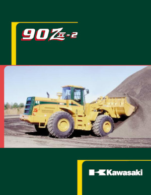 Gumikerekes homlokrakodók Kawasaki 90Z IV-2