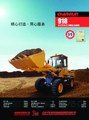 Gumikerekes homlokrakodók Changlin 918