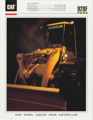 Gumikerekes homlokrakodók Caterpillar 928F