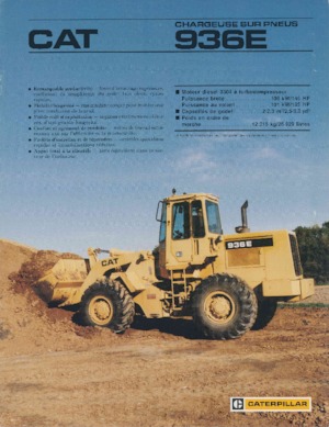 Gumikerekes homlokrakodók Caterpillar 936E