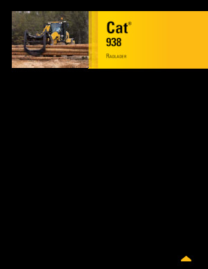 Gumikerekes homlokrakodók Caterpillar 938