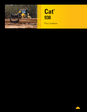 Gumikerekes homlokrakodók Caterpillar 938