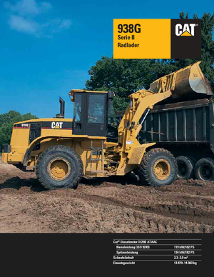 Gumikerekes homlokrakodók Caterpillar 938G II