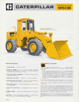 Gumikerekes homlokrakodók Caterpillar 950B