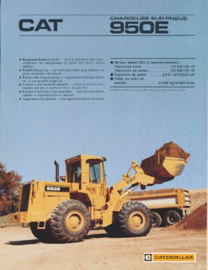 Gumikerekes homlokrakodók Caterpillar 950E