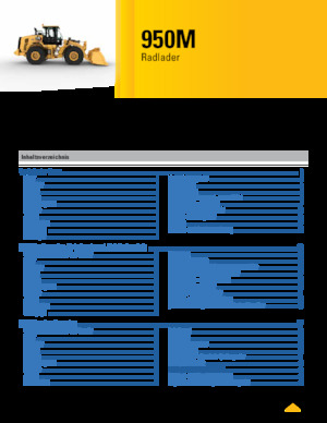Gumikerekes homlokrakodók Caterpillar 950M